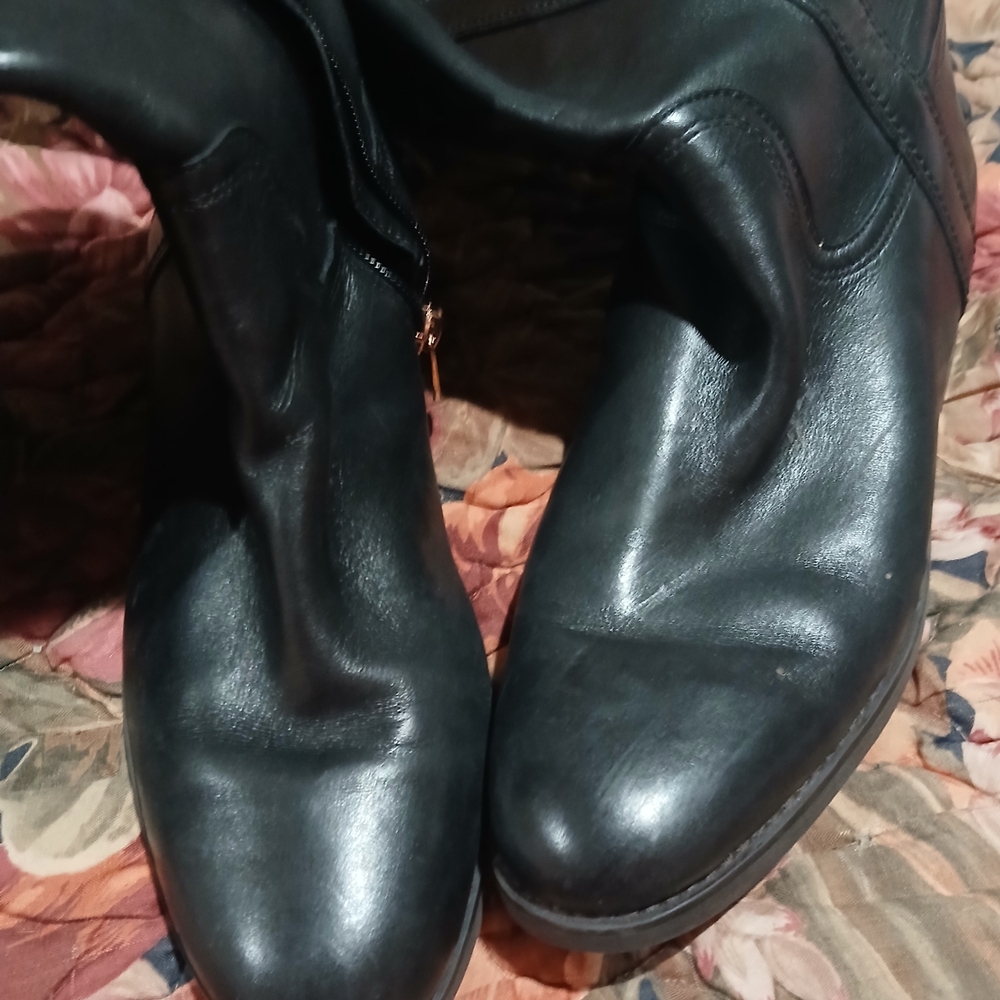 Coach Men's Dark Leather Boots